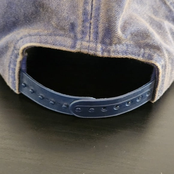 Legacy Blue Denim Cap with American Flag Patch NWT United We Stand Hat