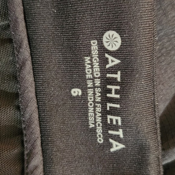 Athleta Black Performance Pants Size 6