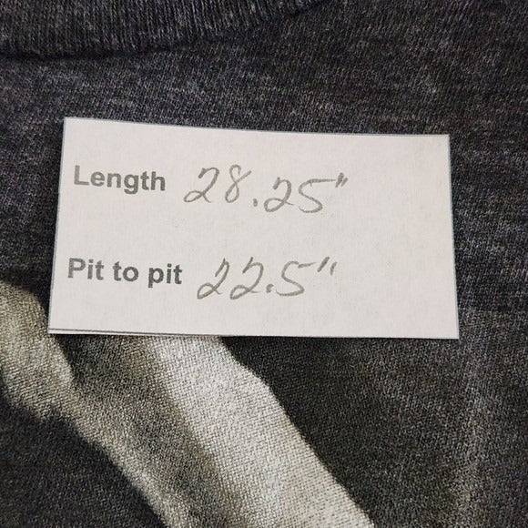 Wednesday Graphic T-Shirt in Dark Gray Size XL Gray Wednesday Addams Tee