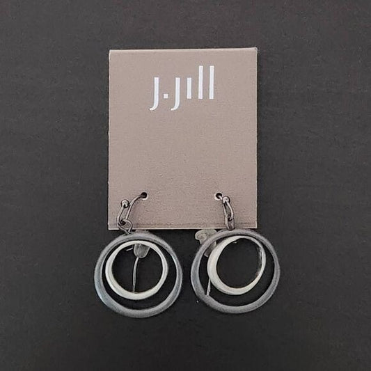 J. Jill Double Circle French Hook Earrings New