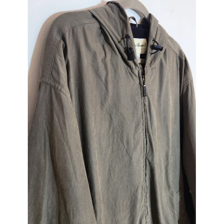 Eddie Bauer Fleece Lined Hooded Jacket Size XL
