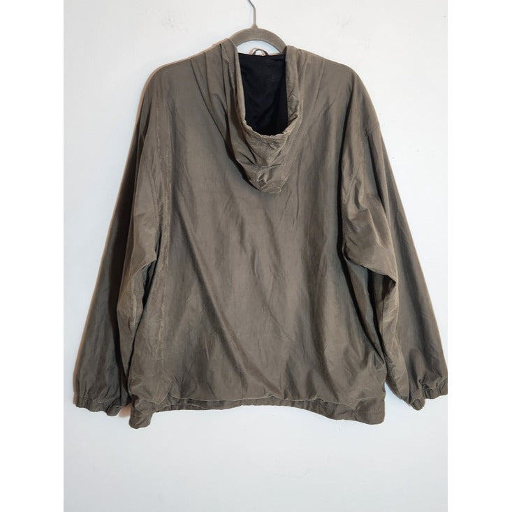 Eddie Bauer Fleece Lined Hooded Jacket Size XL