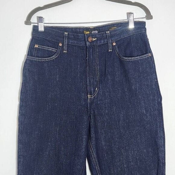 Lee High-Rise Dark Wash Straight Leg Jeans NWOT Size 29 Lee Dark Wash Denim