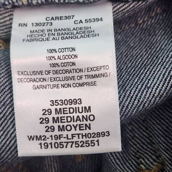 Lee High-Rise Dark Wash Straight Leg Jeans NWOT Size 29 Lee Dark Wash Denim