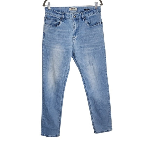 Reaction Kenneth Cole Light Wash Slim Fit Jeans Size 32x30