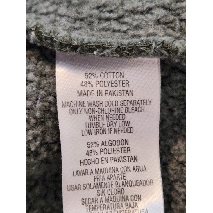 Pacific and Co. Green Textured Knit Crew Neck Sweatshirt Pullover Size Large