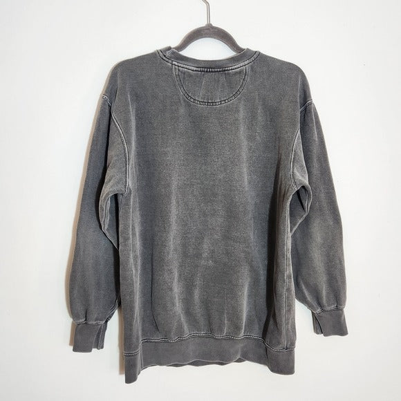 MV Sport St. Mary’s Gray Mineral Wash Sweatshirt Size Medium