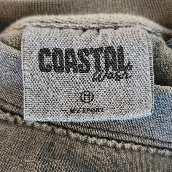 MV Sport St. Mary’s Gray Mineral Wash Sweatshirt Size Medium