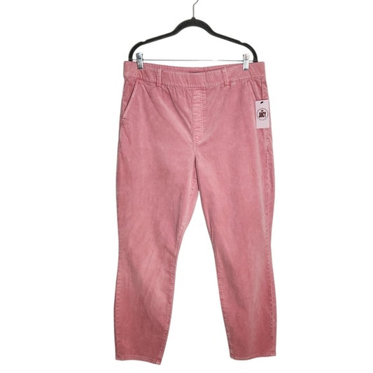 Juicy Couture Pink Corduroy Skinny Pants Size 18 NWT