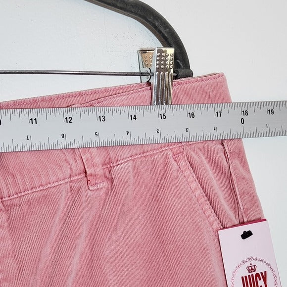 Juicy Couture Pink Corduroy Skinny Pants Size 18 NWT