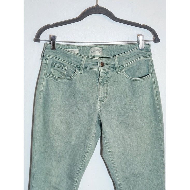 Universal Thread Mint Green Mid-Rise Skinny Jeans Size 6