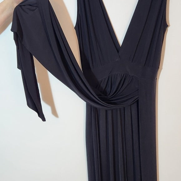 Fashion Nova Dramatic Black Sleeveless Maxi Top Size XL