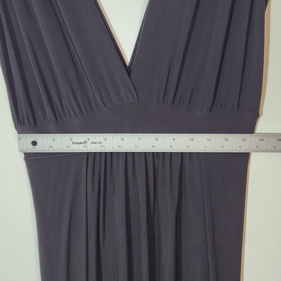 Fashion Nova Dramatic Black Sleeveless Maxi Top Size XL