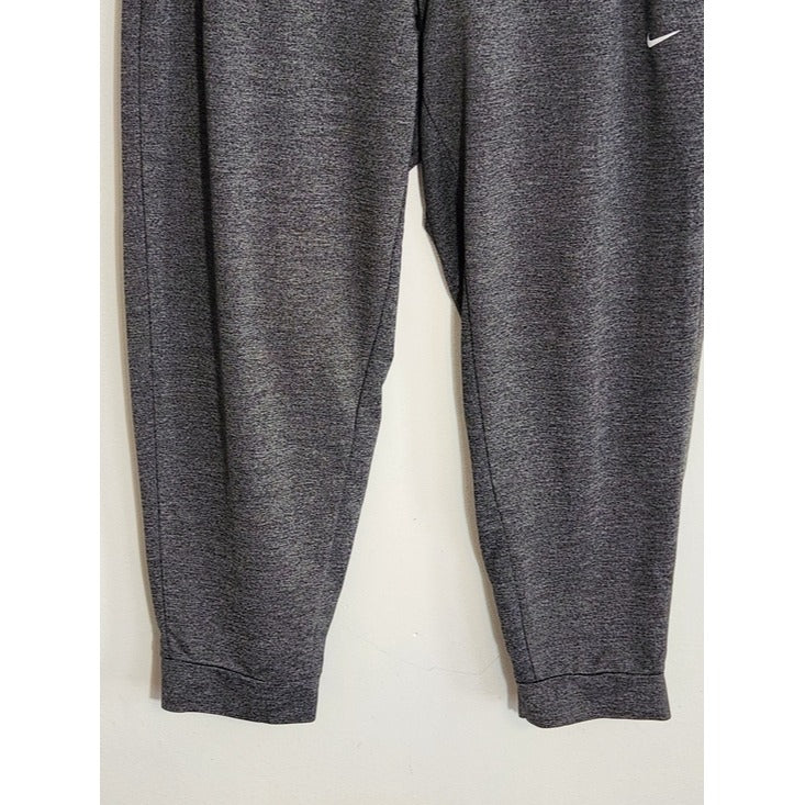 Nike Women's Gray Cropped Dri-Fit Jogger Pants Size XL