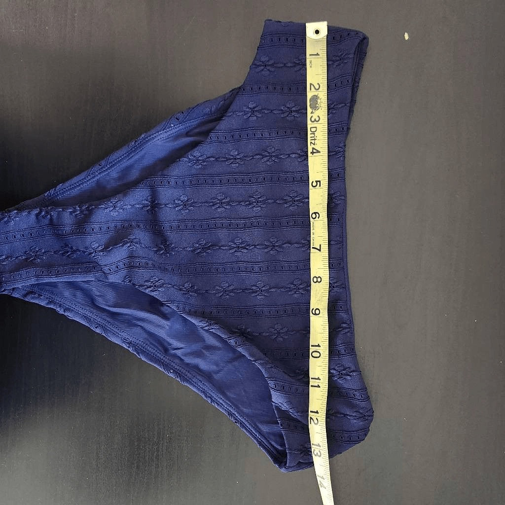 Andie Navy Swim Bottom NWT Size Small Navy Andie Swim Bikini Bottom