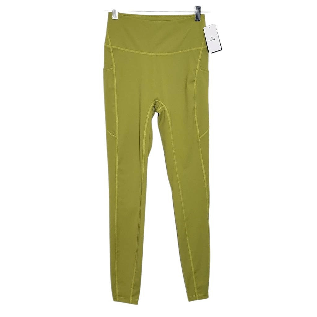 Baleaf Chartreuse Green Cropped Leggings NWT Size Small Green Leggings