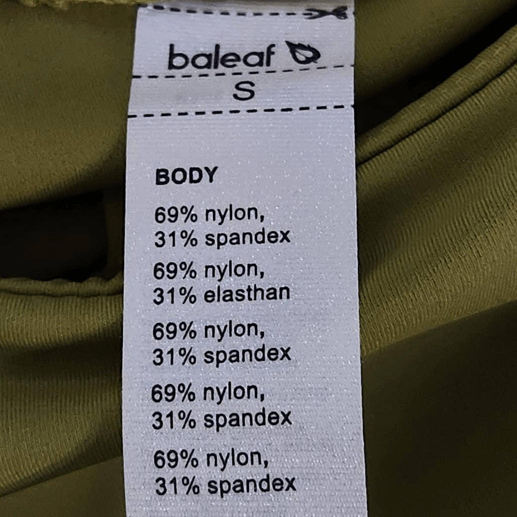 Baleaf Chartreuse Green Cropped Leggings NWT Size Small Green Leggings