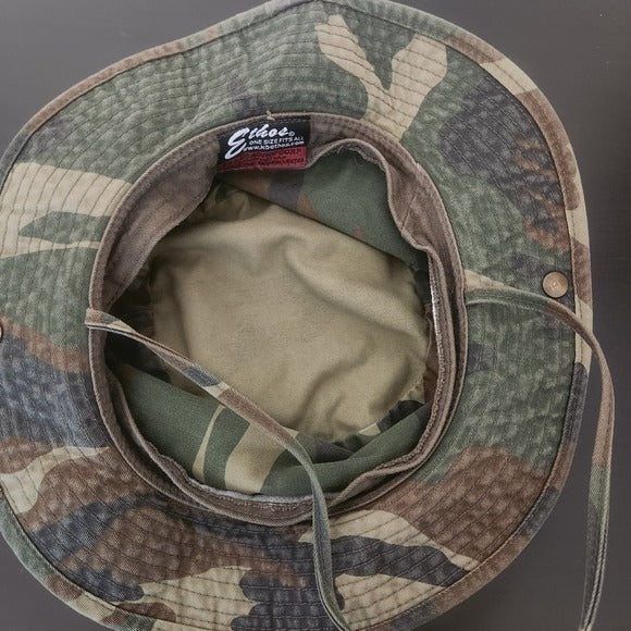 Ethos Army Green Camouflage Outdoor Hat One Size