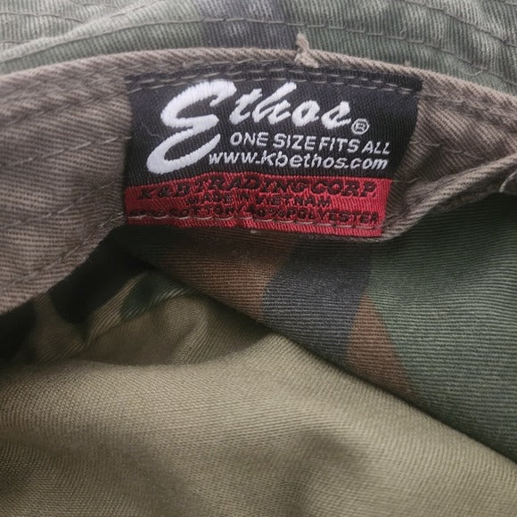 Ethos Army Green Camouflage Outdoor Hat One Size