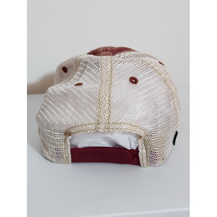Legacy Leinenkugel's Distressed Burgundy Trucker Hat Adjustable