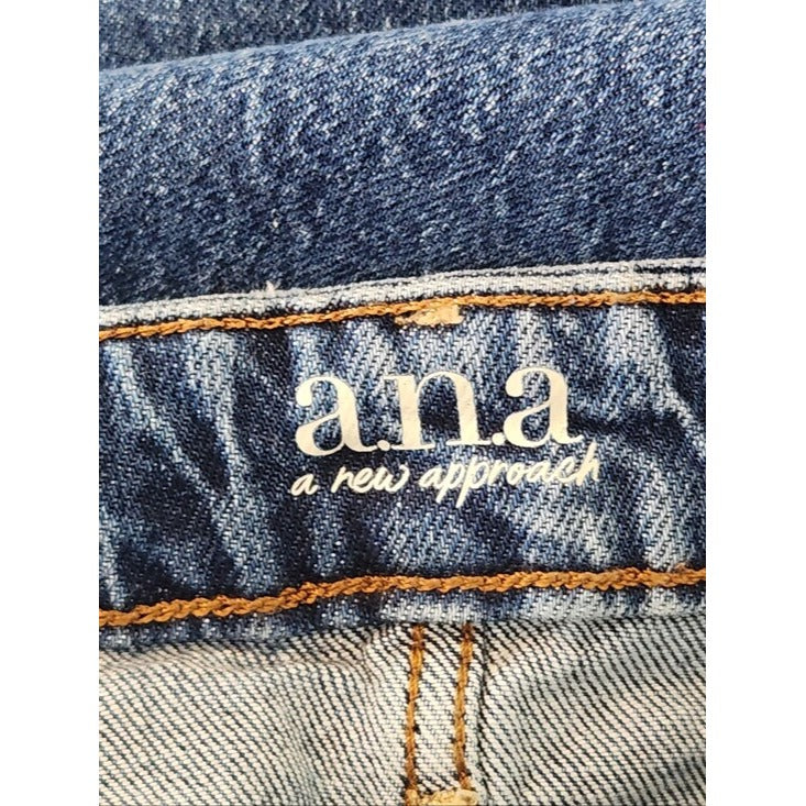 A.N.A High Rise Denim Maxi Skirt Size 16W Long Jean Skirt