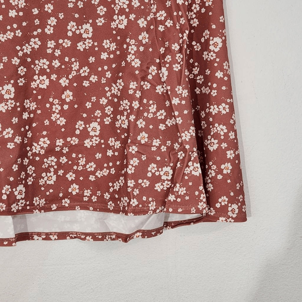 Andie Pink Floral Sarong Swim Cover NWT Small Floral Sarong Style Pink Skirt