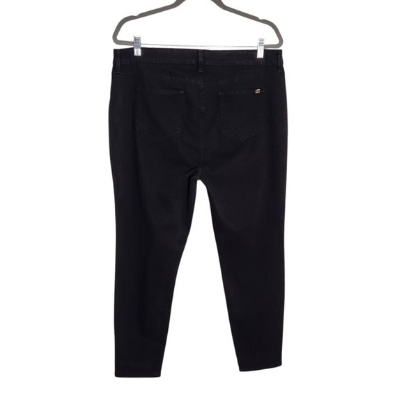Jennifer Lopez Black Distressed Skinny Ankle Jeans Size 16 NWT