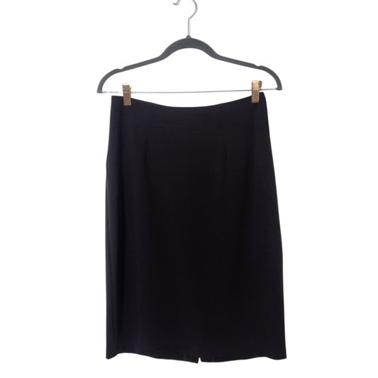 Eileen Fisher Dark Brown Straight Skirt Size Small Brown Knit Skirt