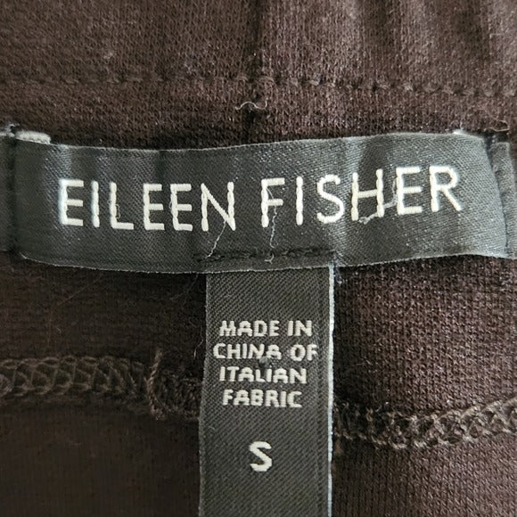 Eileen Fisher Dark Brown Straight Skirt Size Small Brown Knit Skirt