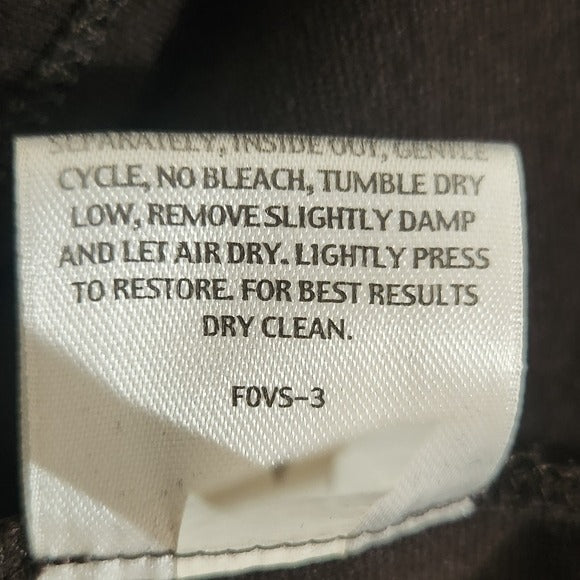 Eileen Fisher Dark Brown Straight Skirt Size Small Brown Knit Skirt