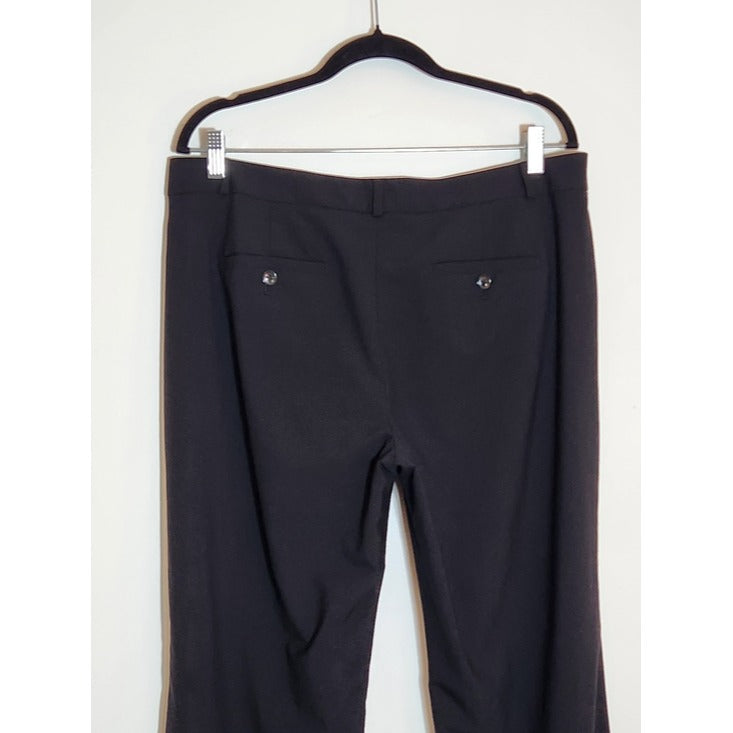 Banana Republic Womens Logan Black Dress Pants Size 12