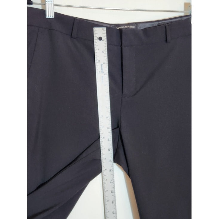 Banana Republic Womens Logan Black Dress Pants Size 12