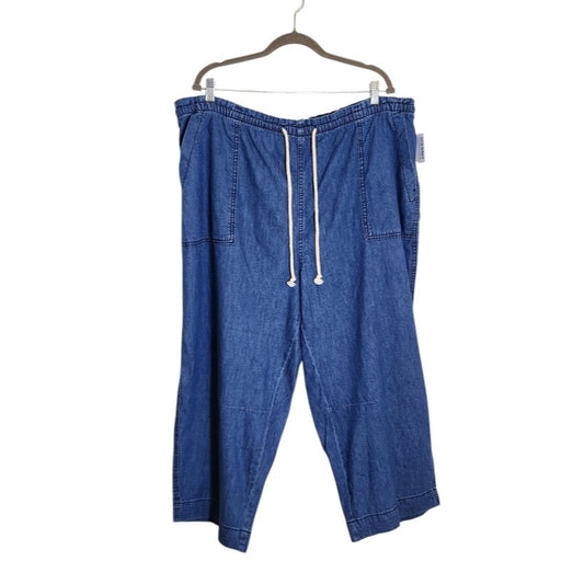 Old Navy Womens Pull-on Cropped Jeans Size 2X NWT