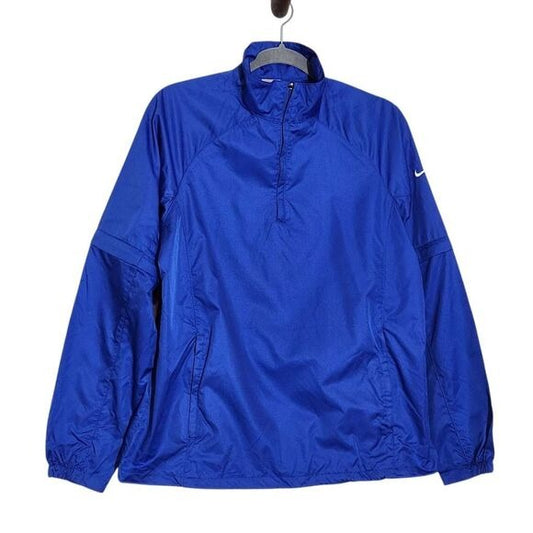 Nike Blue Fit Storm Convertible Jacket Size Large Nike Men's Blue Zip-Up Jacket
