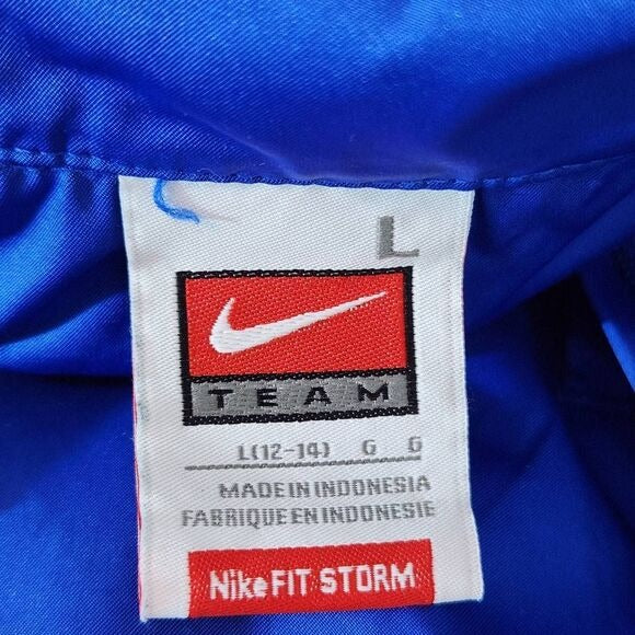 Nike Blue Fit Storm Convertible Jacket Size Large Nike Men's Blue Zip-Up Jacket