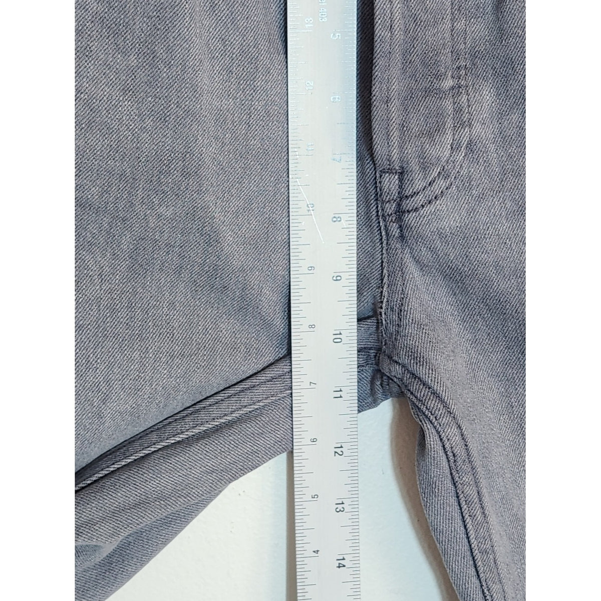 Everlane Gray Straight Leg Jeans Button Fly Size 25 Long