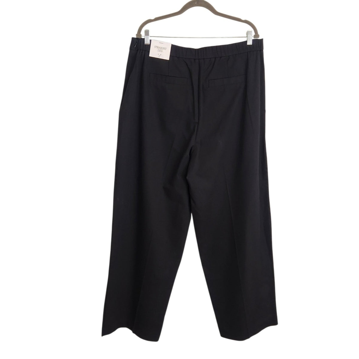 Future Collective X Jenee Naylor Black High Rise Straight Leg Pants NWT Size 17