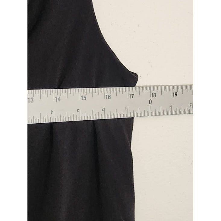 Magaschoni Black Draped Tank Top Size Small