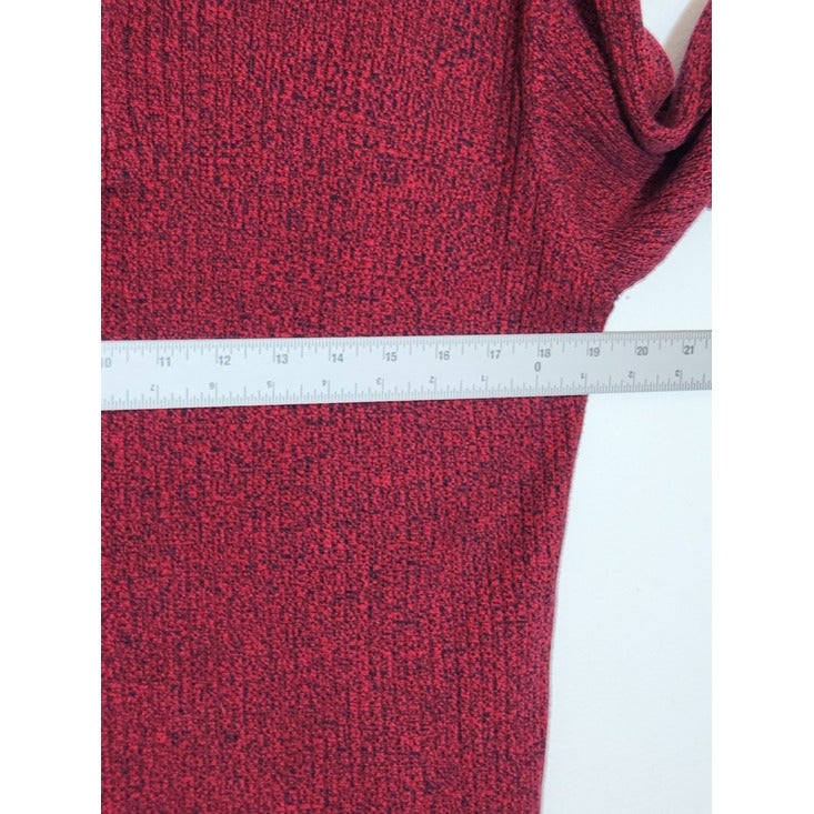 Kim Rogers Red Short Sleeve Polo Sweater Size 1X