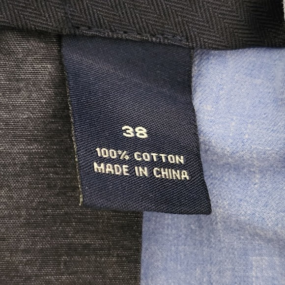 Daniel Cremieux Blue Cotton Shorts Size 38