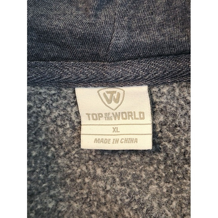 Top of the World Blue West Virginia University Hoodie Size XL