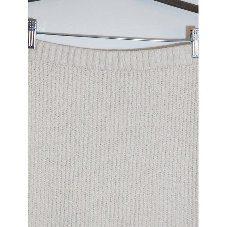 Universal Thread Cream Ribbed Knit Bodycon Mini Skirt Size XS