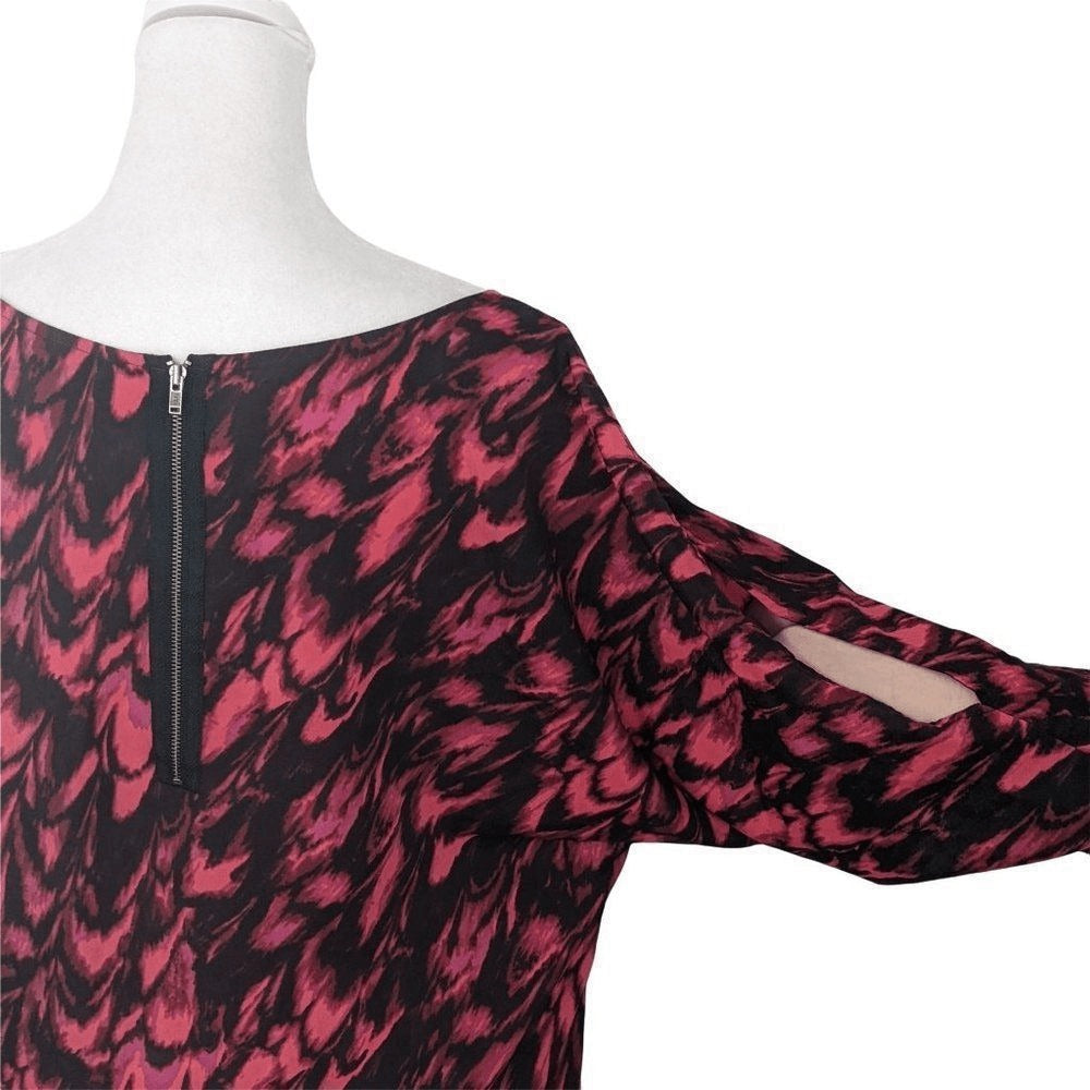 Express Hot Pink and Black Mini Dress NWT Size Small Wedding Guest Dress