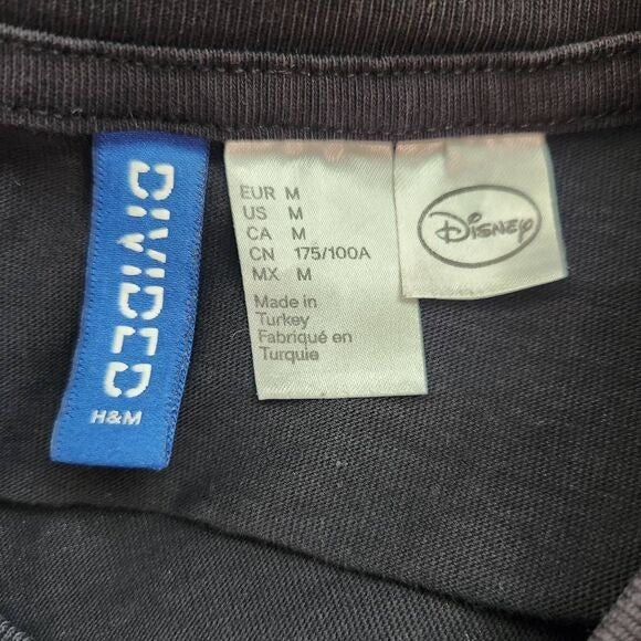 Disney Black Long Sleeve 90 Years of Mickey Tee Size Medium