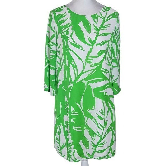 Lilly Pulitzer for Target Green Leaf Print Mini Dress Sz XS Lily Pulitzer Dress