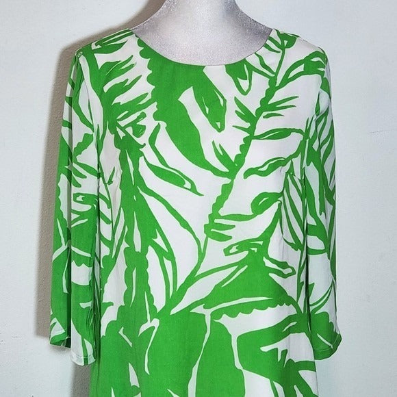 Lilly Pulitzer for Target Green Leaf Print Mini Dress Sz XS Lily Pulitzer Dress