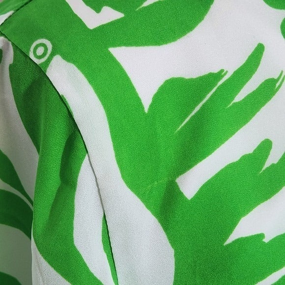 Lilly Pulitzer for Target Green Leaf Print Mini Dress Sz XS Lily Pulitzer Dress