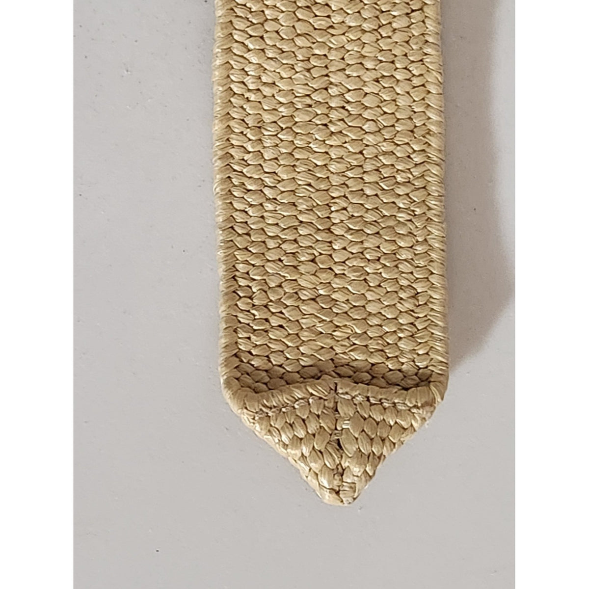 LP Blue by Linea Pella Cream Woven Belt Size Large
