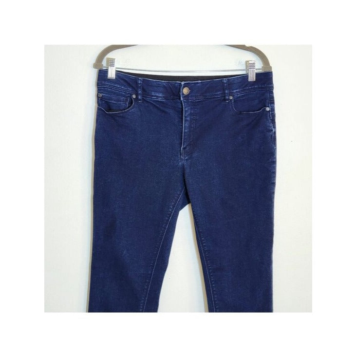 Cato Womens Dark Wash Mid Rise Skinny Jeans Size 12