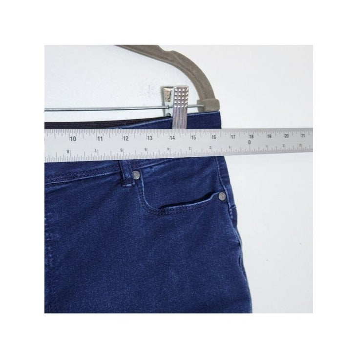 Cato Womens Dark Wash Mid Rise Skinny Jeans Size 12